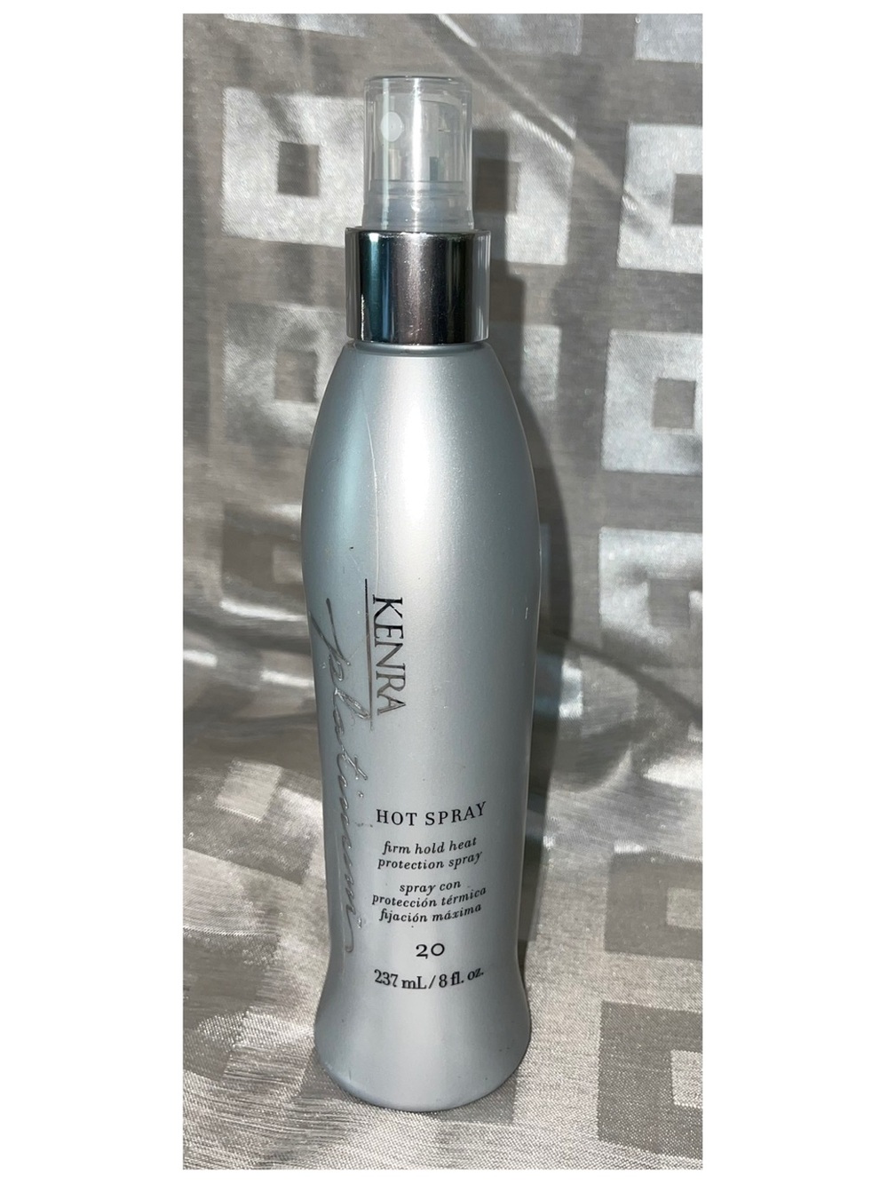 Kenra Platinum Hot Spray 20 - Silver Heat Protection Spray 8 fl oz